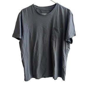 Everlane Gray Uniform Organic Cotton Crew Tee Shirt XL Mens Classic Neutral